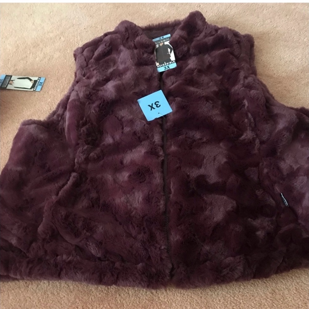Nicole Miller fur vest